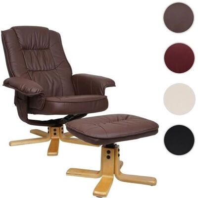MCW Sessel H56 - Relaxsessel, rot-brun MCW Sessel H56 - Relaxsessel, rot-brun