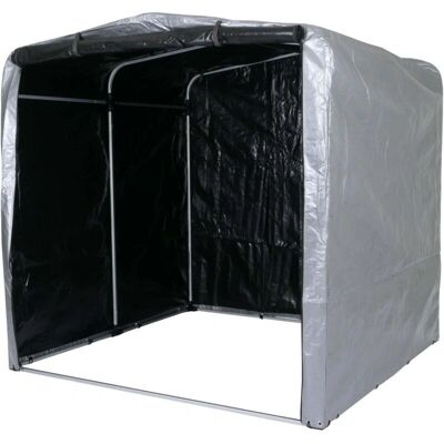 HHG - HHG-450 - Plata - 4-5 bicicletas - Garaje para bicicletas HHG - HHG-450 - Plata - 4-5 bicicletas - Garaje para bicicletas