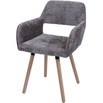 HHG - 867 II - Marrón - Tela chenilla - Silla de comedor HHG - 867 II - Marrón - Tela chenilla - Silla de comedor