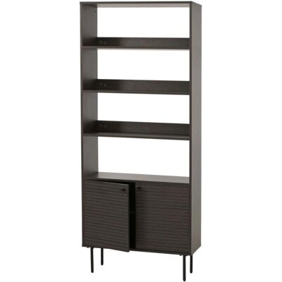 HHG - HHG-310 - Marrón oscuro - 200x80x30 cm - Estantería HHG - HHG-310 - Marrón oscuro - 200x80x30 cm - Estantería