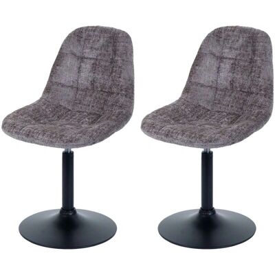 HHG - 837 - Marrón - tapizado chenilla - Silla de comedor HHG - 837 - Marrón - tapizado chenilla - Silla de comedor