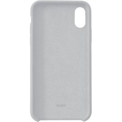 KMP iPhone X Silikon Hülle Grau - Stoßfest & Kabelloses Laden KMP iPhone X Silikon Hülle Grau - Stoßfest & Kabelloses Laden