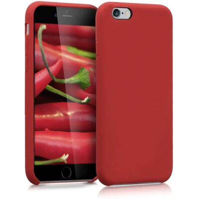 kwmobile 40223.20 Capa Vermelha para iPhone 6/6S - Proteção kwmobile 40223.20 Capa Vermelha para iPhone 6/6S - Proteção