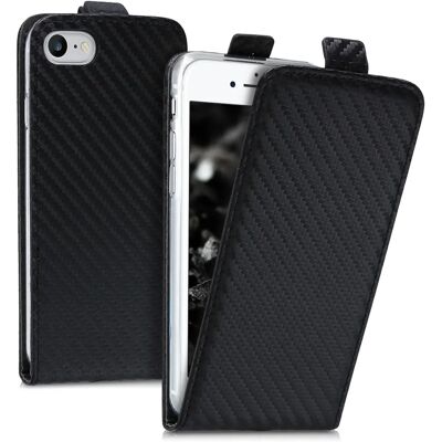 kwmobile - Vertical Flip Case - Preto - iPhone SE - Phone case kwmobile - Vertical Flip Case - Preto - iPhone SE - Phone case