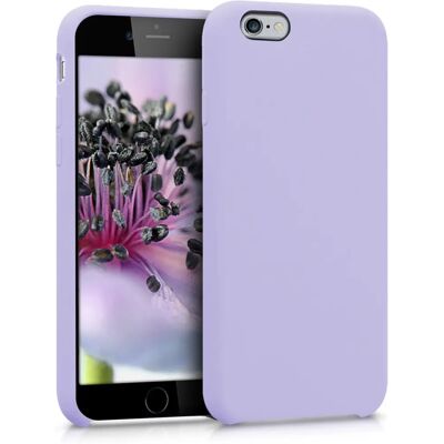 Capa de silicone lavanda kwmobile 40223.108 para iPhone 6/6S Capa de silicone lavanda kwmobile 40223.108 para iPhone 6/6S