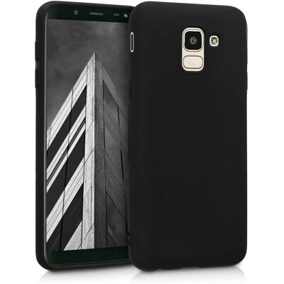 Capa preta para Samsung Galaxy J6 Capa preta para Samsung Galaxy J6