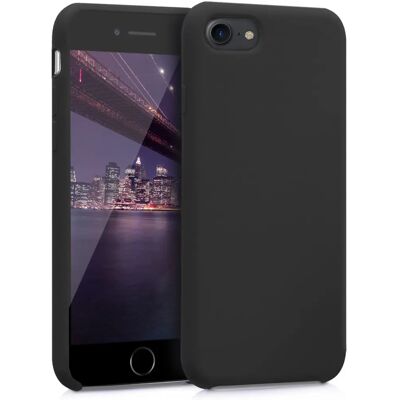 kwmobile 40225.47 Preto Silicone iPhone SE 2022/2020/8 Capinha kwmobile 40225.47 Preto Silicone iPhone SE 2022/2020/8 Capinha