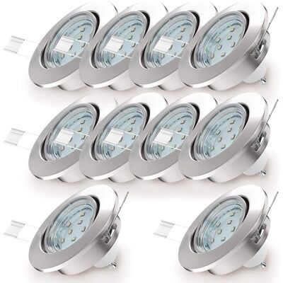 B.K.LICHT GU10 3W Verstellbarer LED-Einbauspot - Beleuchtung B.K.LICHT GU10 3W Verstellbarer LED-Einbauspot - Beleuchtung