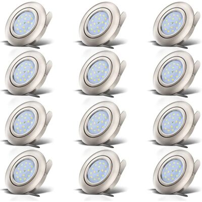 B.K.LICHT - Verstellbare LED Einbauspots - Set von 6 B.K.LICHT - Verstellbare LED Einbauspots - Set von 6