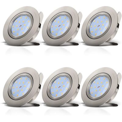 B.K.LICHT 6x5,5W LED Einbauspots - LED Einbauspots B.K.LICHT 6x5,5W LED Einbauspots - LED Einbauspots