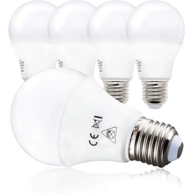 B.K.LICHT - Warmlampe 75W Äquivalent - E27 - Packung zu 5 B.K.LICHT - Warmlampe 75W Äquivalent - E27 - Packung zu 5