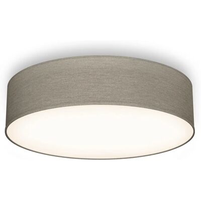 B.K.LICHT Ceiling Light - 38cm Gray-Taupe Fabric Modern Lamp B.K.LICHT Ceiling Light - 38cm Gray-Taupe Fabric Modern Lamp