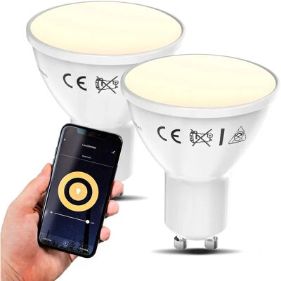 B.K.LICHT - Intelligente LED-Lampen Set von 2 - Warmweiß 2700K B.K.LICHT - Intelligente LED-Lampen Set von 2 - Warmweiß 2700K