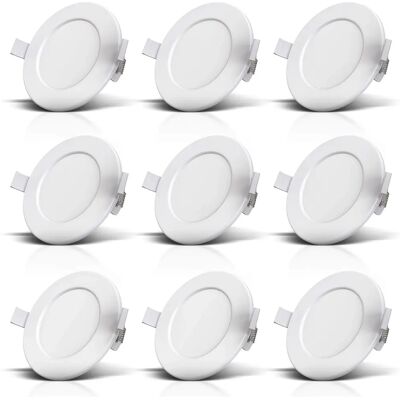B.K.LICHT Weiße 9 LED Einbauspots - Licht B.K.LICHT Weiße 9 LED Einbauspots - Licht