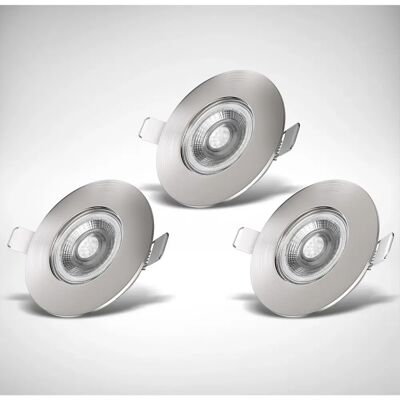 B.K.LICHT Spotlights LED Ultra delgados - Baño IP44 3 Pack B.K.LICHT Spotlights LED Ultra delgados - Baño IP44 3 Pack