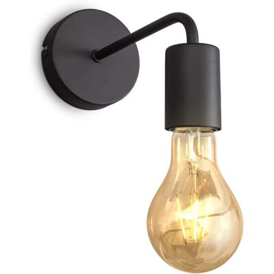 B.K.LICHT Lampe murale vintage - Douille E27 - Publicité B.K.LICHT Lampe murale vintage - Douille E27 - Publicité