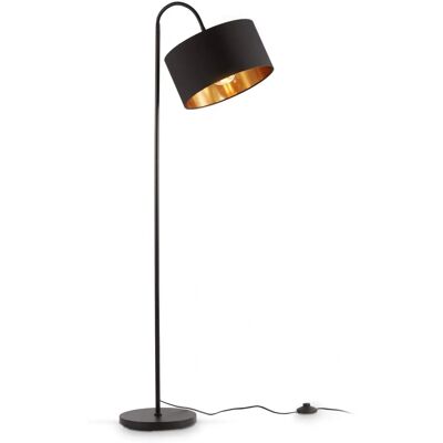 B.K.LICHT Schwarzgold Dreifach-Stehlampe - E27 - 30cm Schirm B.K.LICHT Schwarzgold Dreifach-Stehlampe - E27 - 30cm Schirm