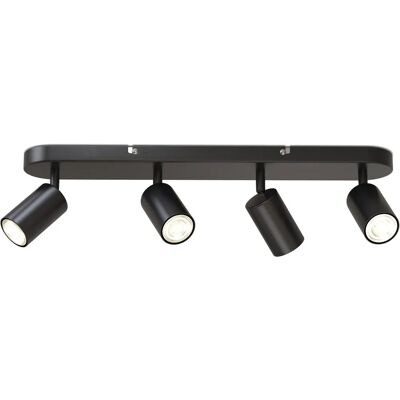 B.K.LICHT Black 4-Spot Adjustable Ceiling Light - Lighting Fixture B.K.LICHT Black 4-Spot Adjustable Ceiling Light - Lighting Fixture