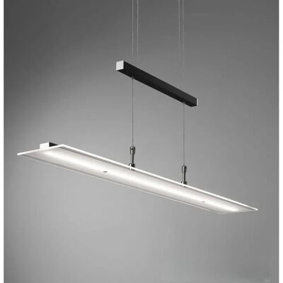 B.K.Licht Schwarze LED-Deckenleuchte mit Höhenverstellung B.K.Licht Schwarze LED-Deckenleuchte mit Höhenverstellung