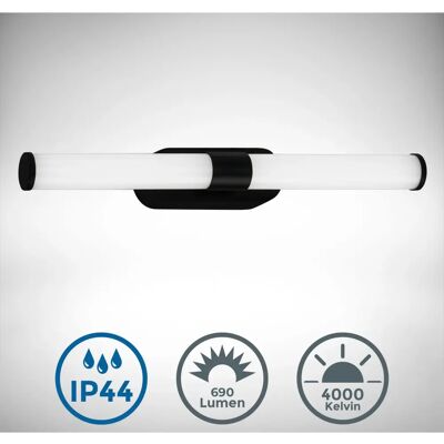 B.K.LICHT - LED-Spiegellampe für Bad mit neutralweißem Licht - LED bathroom mirror light B.K.LICHT - LED-Spiegellampe für Bad mit neutralweißem Licht - LED bathroom mirror light