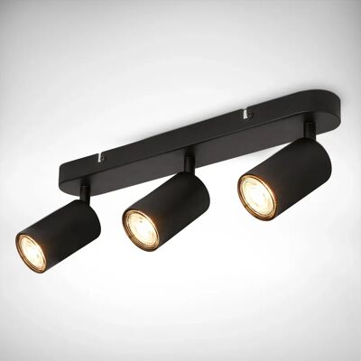 B.K.LICHT - Adjustable Ceiling Lamp, GU10, 3-Light Spot, Living Room, Bedroom - Ceiling Light B.K.LICHT - Adjustable Ceiling Lamp, GU10, 3-Light Spot, Living Room, Bedroom - Ceiling Light