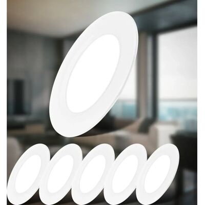 B.K.LICHT - Set aus 6 LED-Einbauspots - Deckenleuchten B.K.LICHT - Set aus 6 LED-Einbauspots - Deckenleuchten
