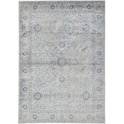 Altri Brand Modelo - Alfombra de viscosa y algodón azul 133x190cm Altri Brand Modelo - Alfombra de viscosa y algodón azul 133x190cm