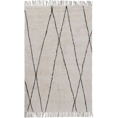 Tapis blanc en coton de Living - Tapis - Décoration - Publicité Tapis blanc en coton de Living - Tapis - Décoration - Publicité