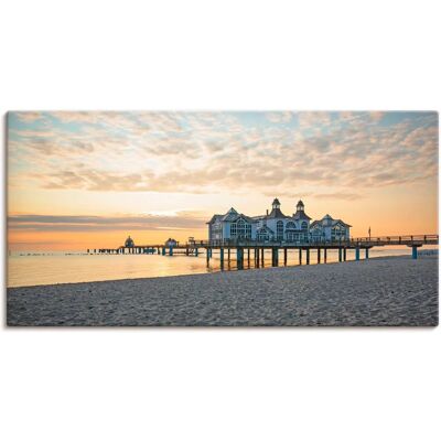 ARTLAND Seebrücke Sellin bei Sonnenaufgang - Wandbild ARTLAND Seebrücke Sellin bei Sonnenaufgang - Wandbild