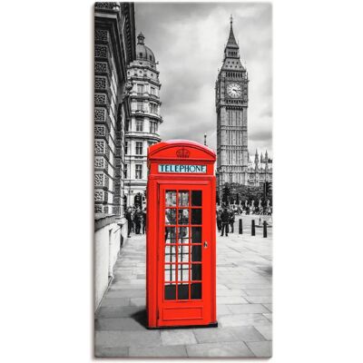 ARTLAND London Telefonzelle Rot - Wandbild ARTLAND London Telefonzelle Rot - Wandbild