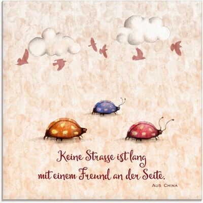 ARTLAND Lebensweisheit Freunde Wandkunst ARTLAND Lebensweisheit Freunde Wandkunst