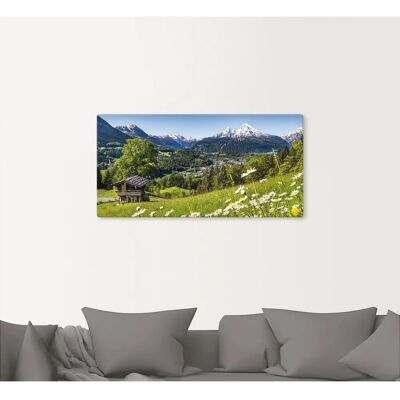 ARTLAND - Landschaft in den Bayerischen Alpen - 60x30 cm ARTLAND - Landschaft in den Bayerischen Alpen - 60x30 cm