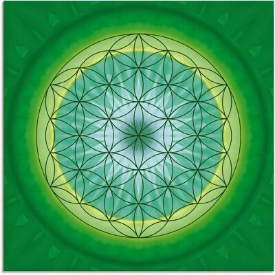 ARTLAND - Blume des Lebens 3 - 20x20 cm - Glasbild ARTLAND - Blume des Lebens 3 - 20x20 cm - Glasbild