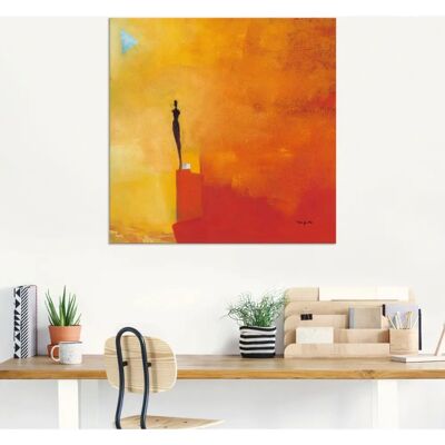 ARTLAND Alu-Dibond-Bild - Gigantisch - Abstrakt - 70x70cm - Orange ARTLAND Alu-Dibond-Bild - Gigantisch - Abstrakt - 70x70cm - Orange