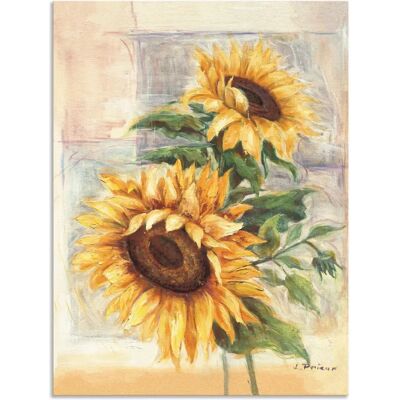 ARTLAND - Sonnenblumen II - Alu-Dibond - Wandbild ARTLAND - Sonnenblumen II - Alu-Dibond - Wandbild