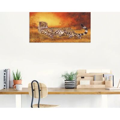 ARTland - Gepard - 40x20 cm - Alu-Dibond - Wall art ARTland - Gepard - 40x20 cm - Alu-Dibond - Wall art