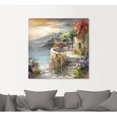 ARTLAND Wandbild Möwen und Sonnenuntergang - Wanddekoration ARTLAND Wandbild Möwen und Sonnenuntergang - Wanddekoration