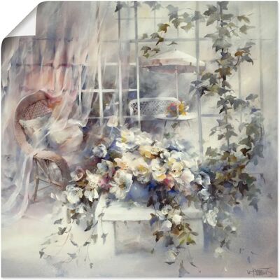 ARTLAND - Bezaubernde Moment - 40x40 cm - weiß - Wandbild ARTLAND - Bezaubernde Moment - 40x40 cm - weiß - Wandbild