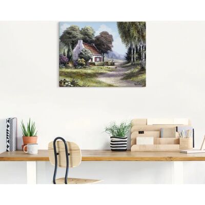 ARTLAND - Männer, die Hecke schneiden - 40x30 cm ARTLAND - Männer, die Hecke schneiden - 40x30 cm