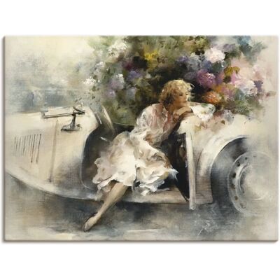 ARTLAND Tagträumer Leinwand 40x30cm - Wandbild ARTLAND Tagträumer Leinwand 40x30cm - Wandbild