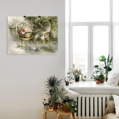 ARTLAND - Sommer II - 40x30 cm - Beige - Wandkunst ARTLAND - Sommer II - 40x30 cm - Beige - Wandkunst