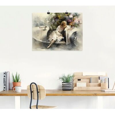ARTLAND - Tagträumer - beige - 60x45 cm - Wall Art ARTLAND - Tagträumer - beige - 60x45 cm - Wall Art
