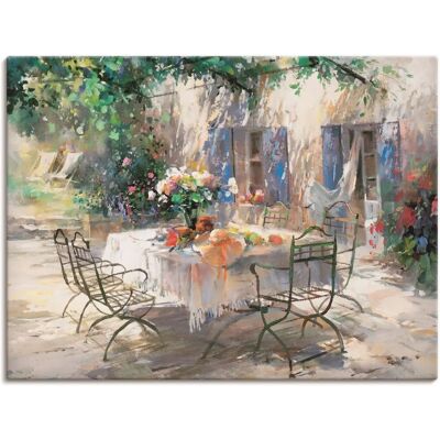 ARTLAND Willem Haenraets Schatten Garten Leinwand - Wandbild ARTLAND Willem Haenraets Schatten Garten Leinwand - Wandbild