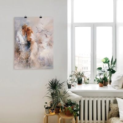 ARTLAND - Dichte Harmonie - beige - 60x80 cm - Wall art ARTLAND - Dichte Harmonie - beige - 60x80 cm - Wall art