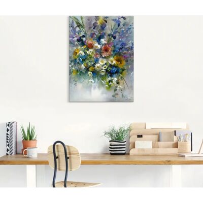 ARTLAND Blumen Impression - 30x40cm Bunt Leinwandbild ARTLAND Blumen Impression - 30x40cm Bunt Leinwandbild