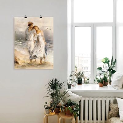 ARTLAND - Verliebt - beige - 30x40 cm - Wandkunst ARTLAND - Verliebt - beige - 30x40 cm - Wandkunst