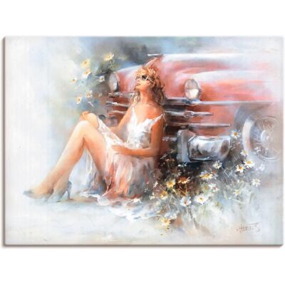 ARTLAND - Entspannen - 40x30 cm - Beige - Wall Art ARTLAND - Entspannen - 40x30 cm - Beige - Wall Art