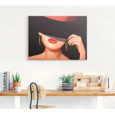 ARTLAND - Die Lady von der Rennbahn - 40x30 cm - Wall art ARTLAND - Die Lady von der Rennbahn - 40x30 cm - Wall art