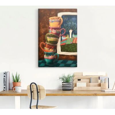 ARTLAND Fröhliche Kaffeetassen - Wandbild ARTLAND Fröhliche Kaffeetassen - Wandbild