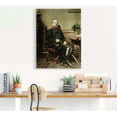 ARTland - Otto von Bismarck - grün 30x40 cm - Leinwandbild ARTland - Otto von Bismarck - grün 30x40 cm - Leinwandbild